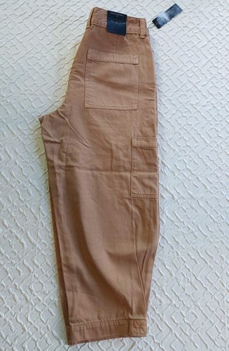 Banana Republic Baggy Pants Capri Womens Beige/Tan Size 6 Petite NWT - Picture 6 of 13