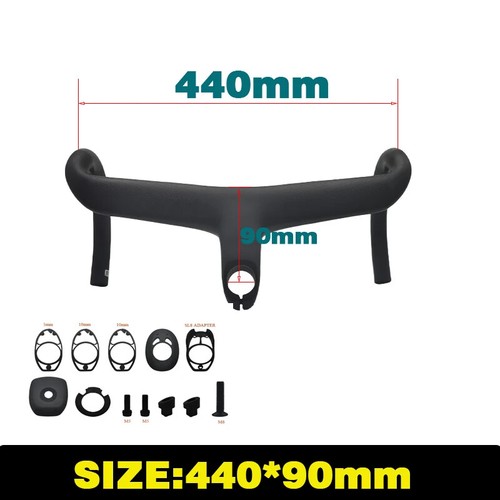 Carbon Road Bicycle Handlebar Full Internal Cable Routing Integrated Handlebar - Picture 41 of 48