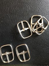 30mm x20 12" Heavy Duty Stainless Steel Single Prong Rectangle Belt Buckle 5pcs