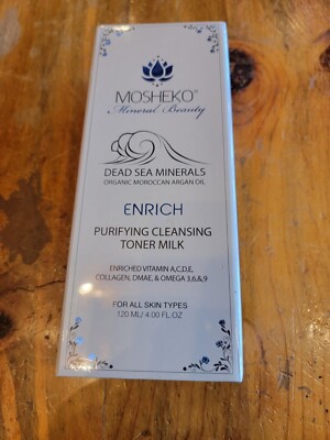 Mosheko Mineral Beauty Purifying Cleansing Toner Milk 4 oz - MSRP $129.99. SW3