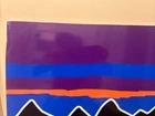 Vintage Advertising Patagonia Tin/Metal Original Display Sign (35x21 inches)