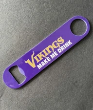 Minnesota Vikings Funny Speed Bottle Opener Bartender Beer