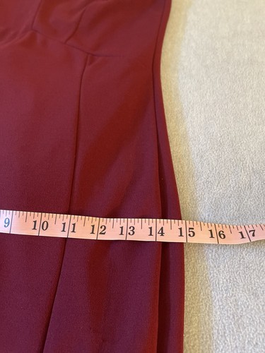 Lulu's Kleid Damen klein lila Pflaume klassisch elegant Abend Made in USA - Bild 10 von 13