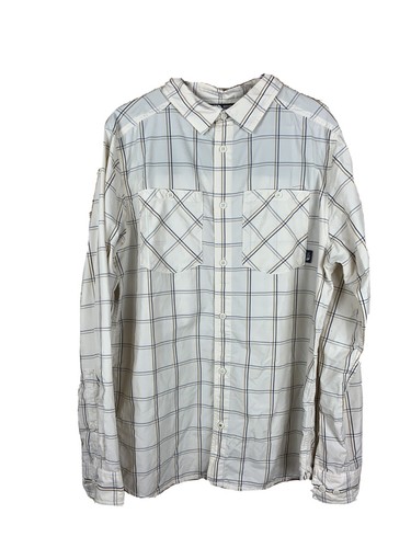 white long sleeve hiking shirt