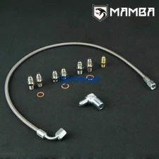 Turbo Oil Feed Line / 4G63T DSM 1G 2G EVO 1~3 VR4 w/ Greddy T517Z T518Z T618Z