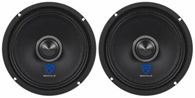 (2) Rockville RXM68 300w Ohm Mid-Range Drivers Car