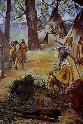 PAT McALLISTER LOOK FOR ME NATIVE AMERICAN ART PRINT L.E. 226/500 SIGNED 