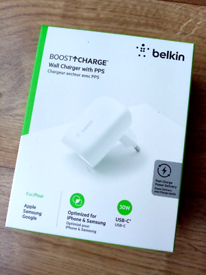 Caricabatteria Belkin USB-C 30W PD/PPS - Ricarica Rapida Per IPhone 16/15/14, Galaxy S24/S23, IPad, MacBook Air - Certificato USB-IF - Foto 4
