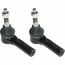 New Front Set of 2 LH & RH Side Tie Rod End Outer 16mm Rod End Fits Durango