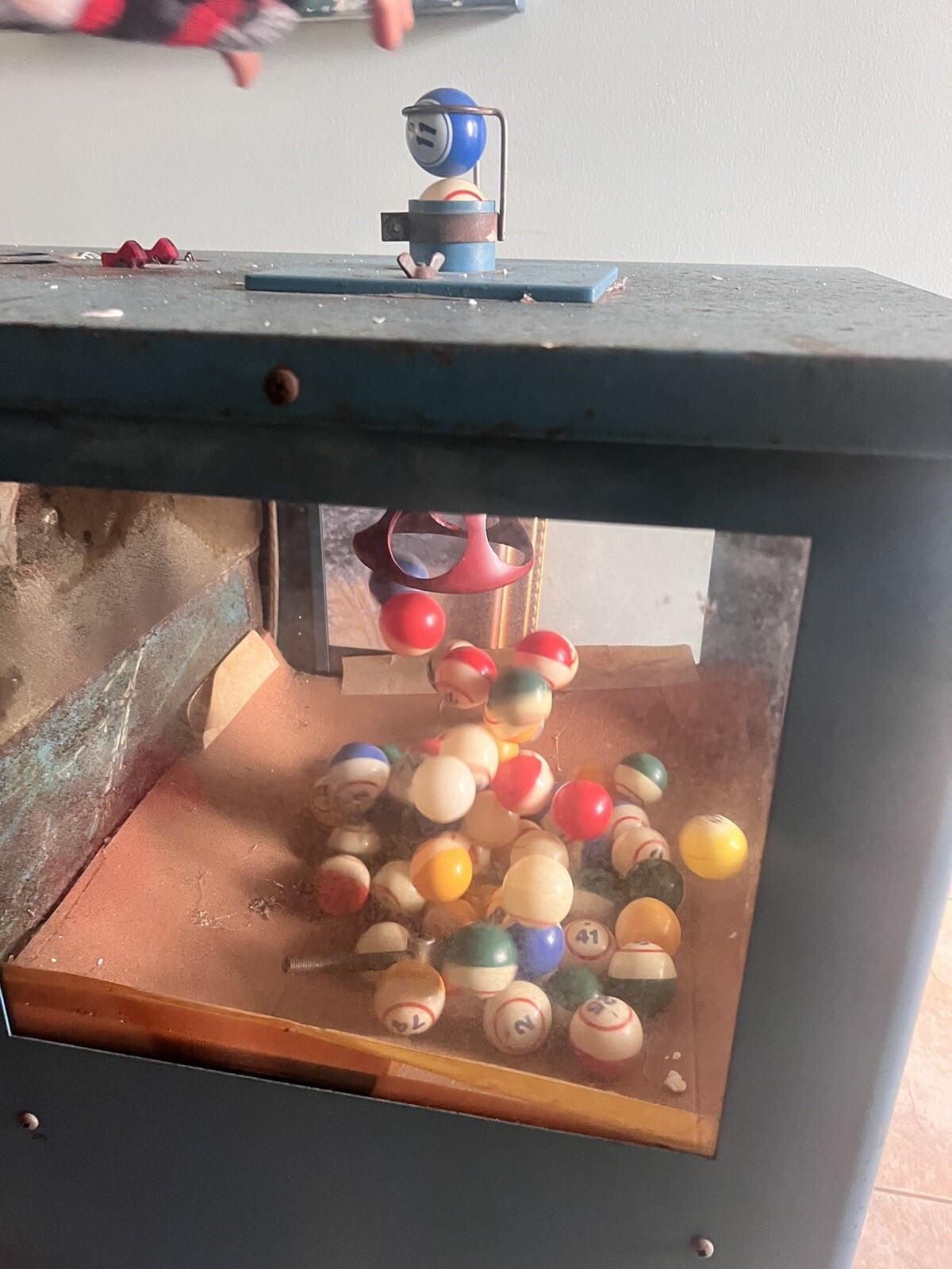 antique vintage bingo machine Electronic blower Wo eBay