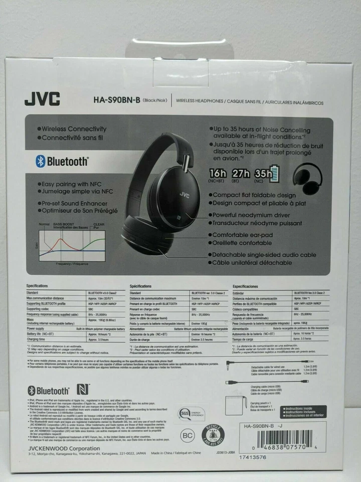 JVC HA-S90BN, Black - Image 2 of 2