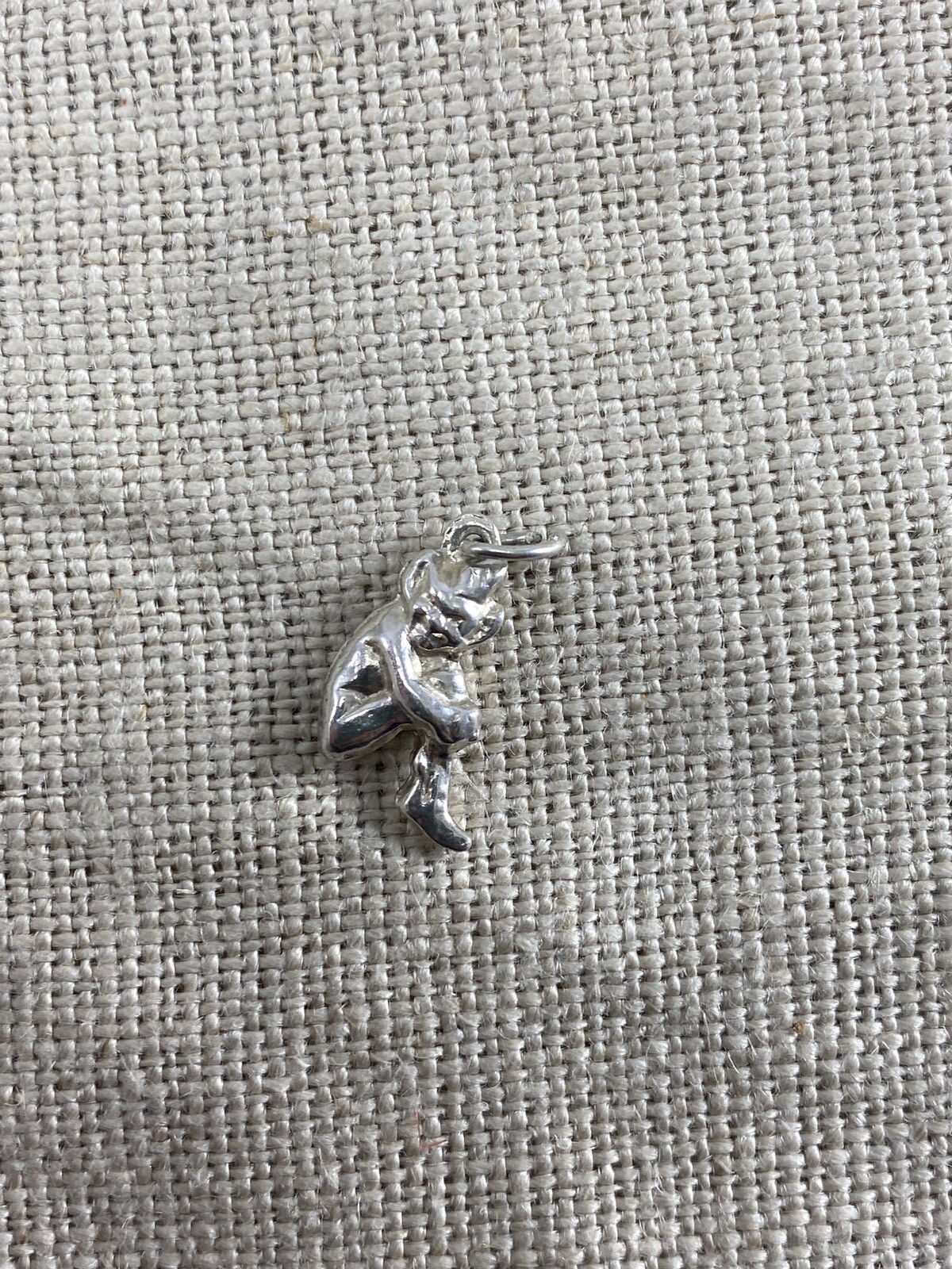 VINTAGE silver pixie charm - image 2