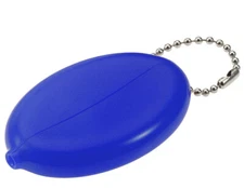 Lucky Line 94130 Squeeze Coin Purse With Ball Chain Blue - Bulk