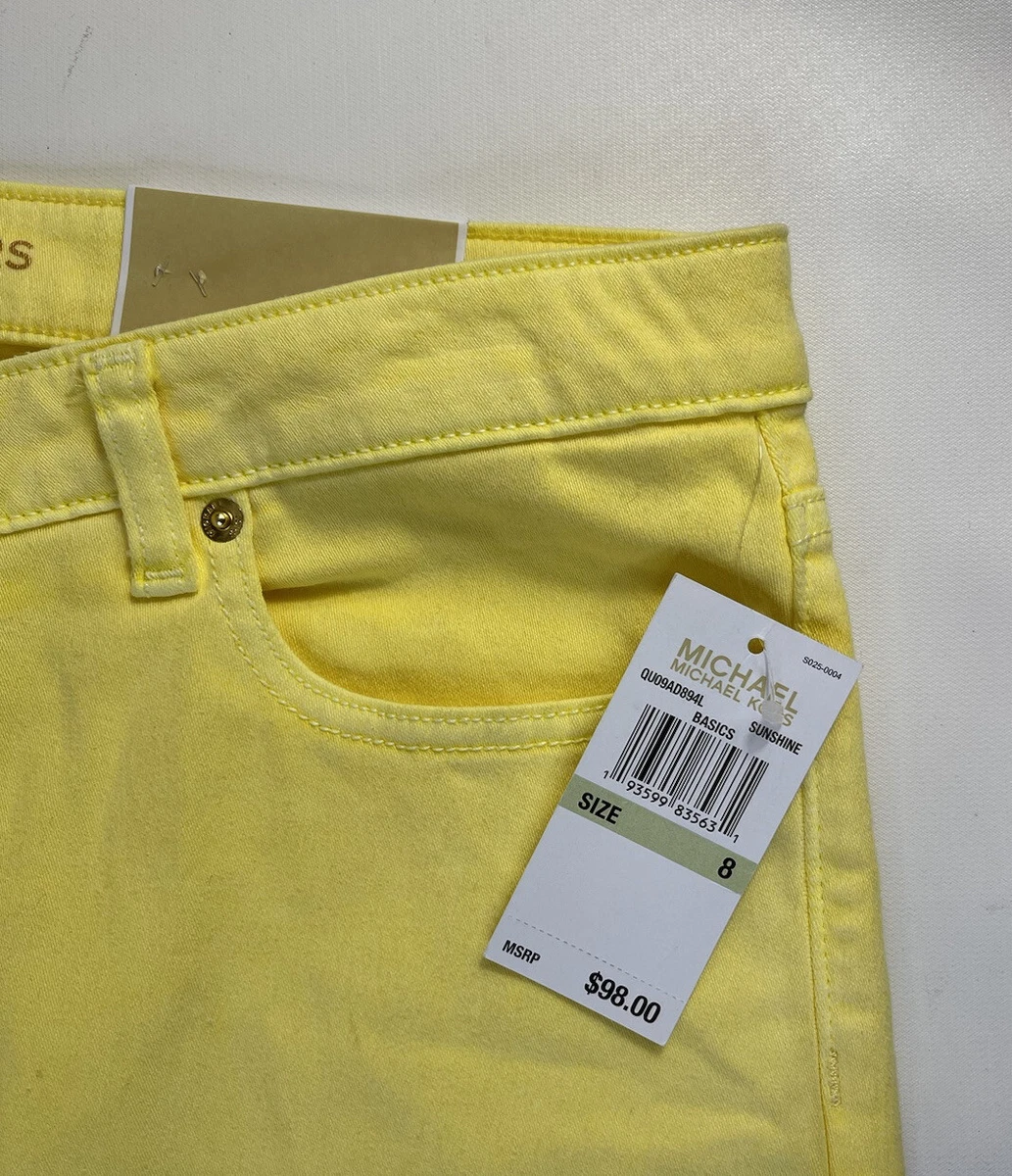 Michael kors jeans womens yellow cheap