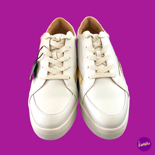 ROCKPORT Mujer Trueflex Navya Zapatillas Retro, Cuero sintético, Blanco, Reino Unido 6/UE 39.5 - Imagen 2 de 6
