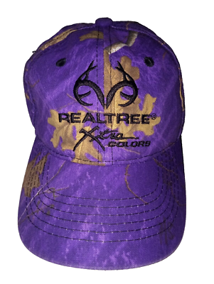 Real Tree Extra Colors, Purple Camouflage, Strap Back, Baseball