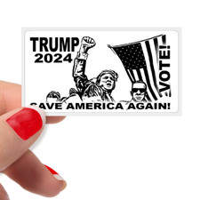 TRUMP SAVE AMERICA AGAIN VOTE 2024 - Statement Stickers Bulk Pack
