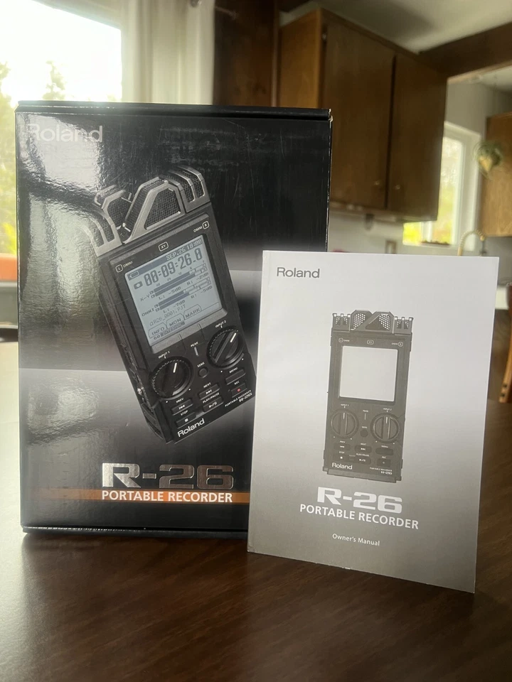 Original BOX & OWNERS MANUAL ONLY for Roland R-26 Portable Recorder NO RECORDER! - Image 2 of 4