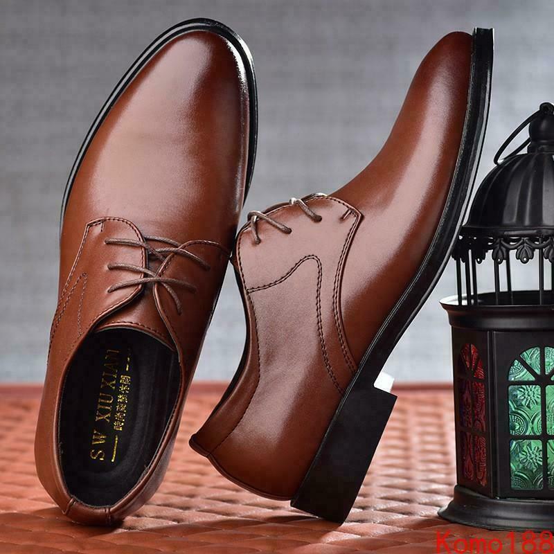 Men's Business Casual Shoes Lace Up 