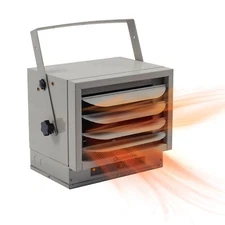 Comfort Zone 5,000 Watt, 240-Volt  Industrial Ceiling Mounted Heater, Grey