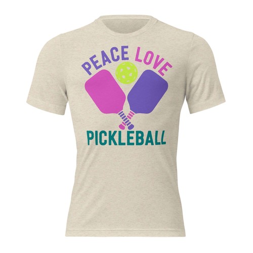 Women's Peace, Love, Pickleball Short Sleeve T-Shirt - Picture 99 of 110