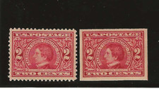 US Scott #370-71 mint never hinged perf and imperf, 2c 1909 Seward Issue og f/vf