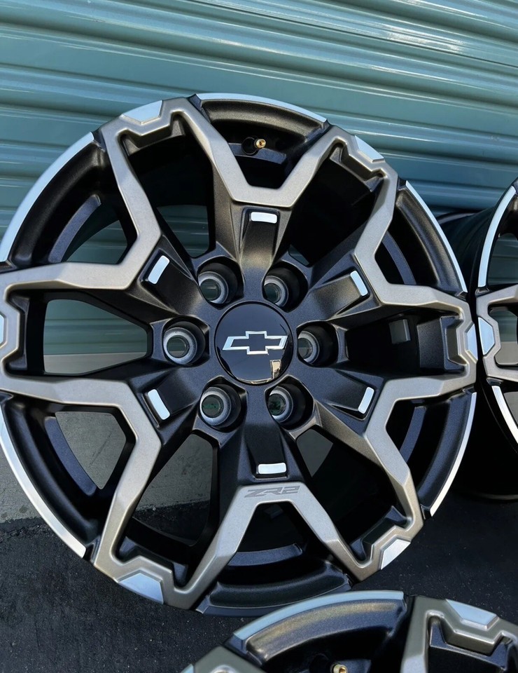 Chevy Colorado Gold Rims (4) 2023-2025 Chevy Colorado ZR-2 Factory 17” OEM Stock Original Wheels ...