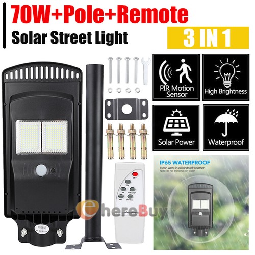 9900000lm LED Solar Street Lights Security Flood Lamp Motion Sensor Outdoor Wall - Picture 133 of 170