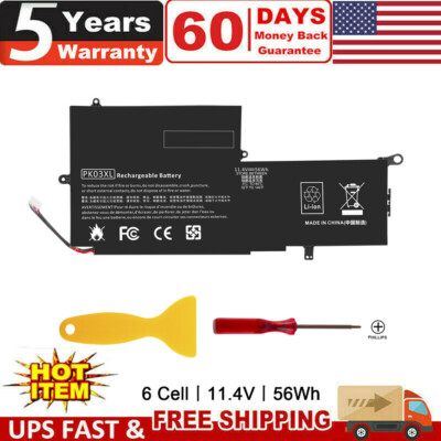 PK03XL Battery For HP Spectre X360 13-4116dx 13-4103dx 13-4101dx HSTNN-DB6S PC