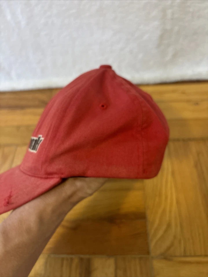 Винтажный DANK Y2K скейтбординга серфинга красный Flex Fit шляпа S/M YUPOONG Бесплатная доставка - Изображение 4 из 4