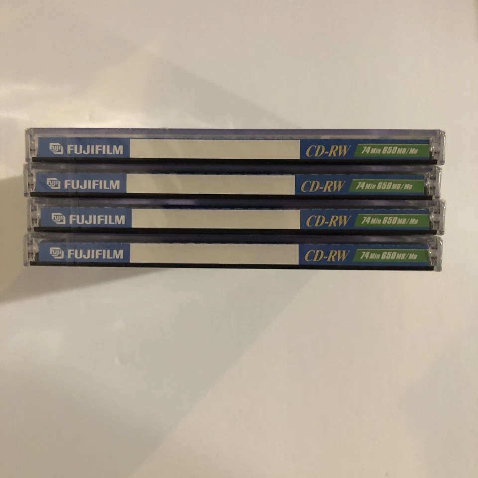 FUJIFILM CD-RW 4 PACK 74 MINS/650MB COMPACT DISC - Image 2 of 4