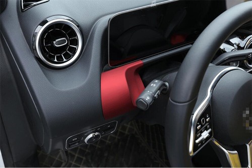 Borde de salida de aire central ABS rojo esmerilado para Benz B GLA Clase W247 2020-2022 - Imagen 3 de 12