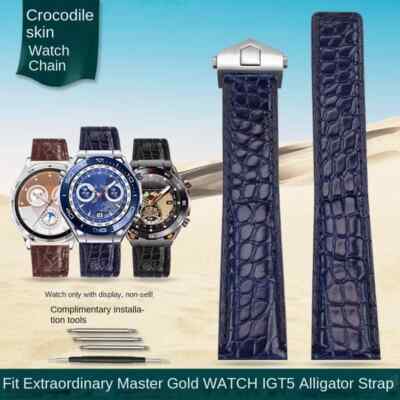 Leather Watch Strap For Huawei GT5/GT4/GT3 22mm Ultimate Master Smart Wristband