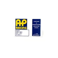 AP Racing Brake Caliper Temperature Indicator Strips 149C - 260C or 300F - 500F