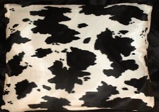 Cow Print Lumbar or Travel Pillow Cover Animal Print 10 SIZES 