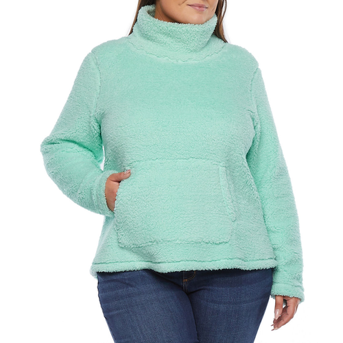ST. JOHN'S BAY SHERPA FLEECE MOCK NECK 