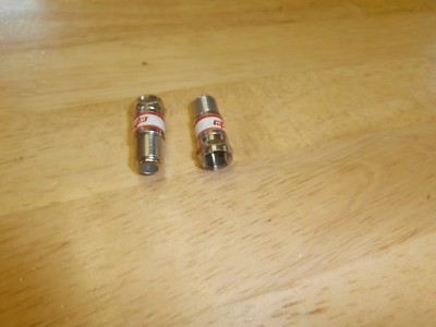 Aim Electronics DC Voltage Blocking Coupler Lot/2 F Male to F Female,NOS 25-7901