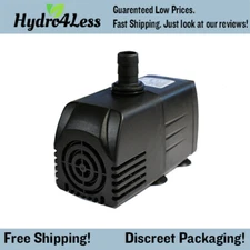 400 GPH Submersible Water Pump Hydroponics Aquarium Fountain Small Recirculating