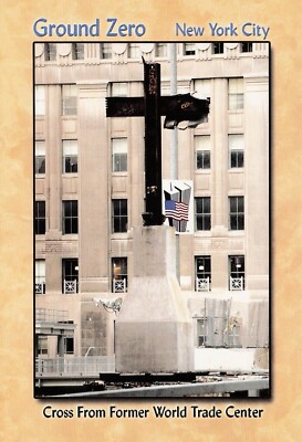 Ground Zero World Trade Center Twin Towers 9/11 Manhattan 6x4 Postcard H25