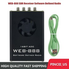 WEB-888 SDR Receiver with 16bit ADC 62M Bandwidth GPS Module for HF VHF pe66