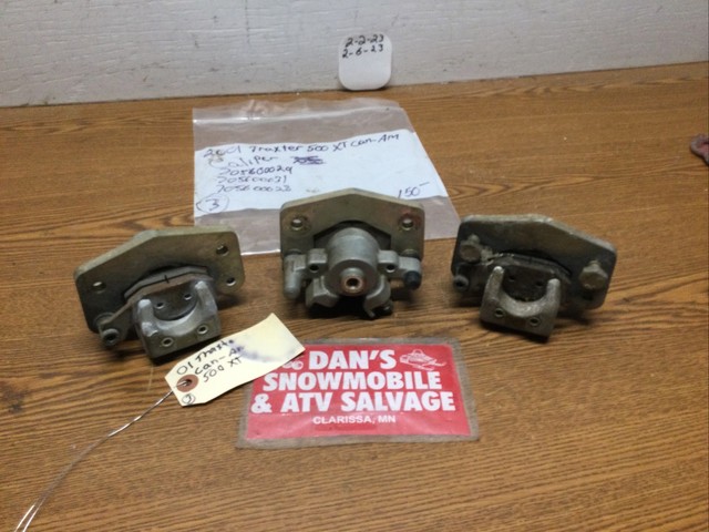 Caliber Brake Calibers # 705600028 70560029 Can-Am 2001 Traxter 500 XT 4x4 ATV Caliber Brake Calibers # 705600028 70560029 Can-Am 2001 Traxter 500 XT 4x4 ATV
