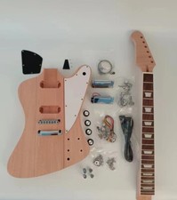 DIY 6 Six String Electric Guitar Kit Mahogany Body Firebird