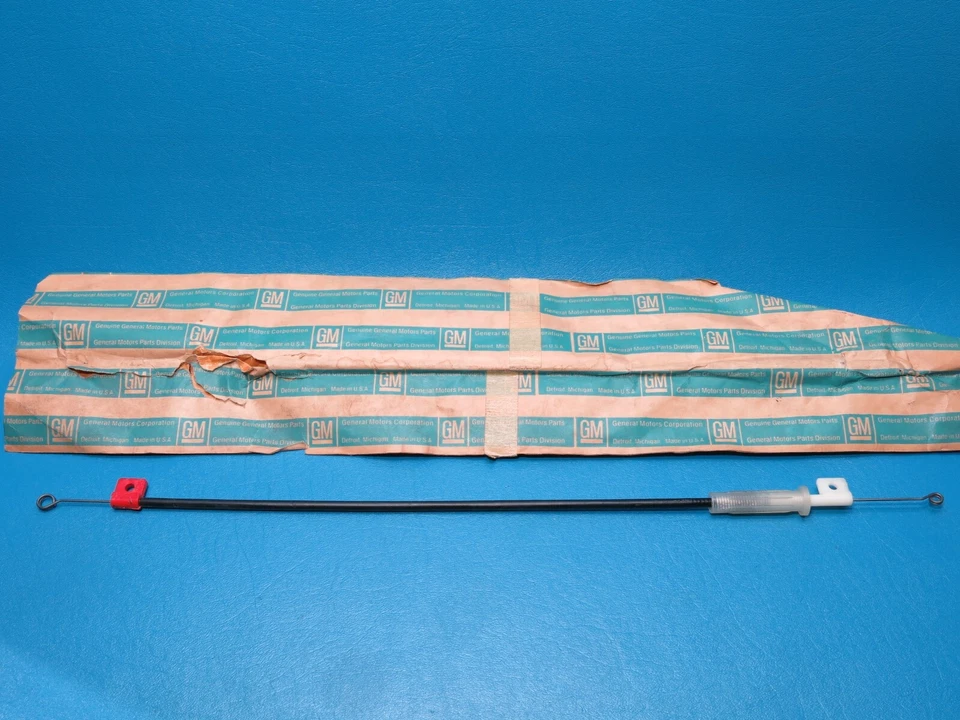 Cable de control de temperatura del calentador de aire acondicionado Pontiac GTO LeMans 1969-1971 NOS GM 9784763 Foto 2 de 4