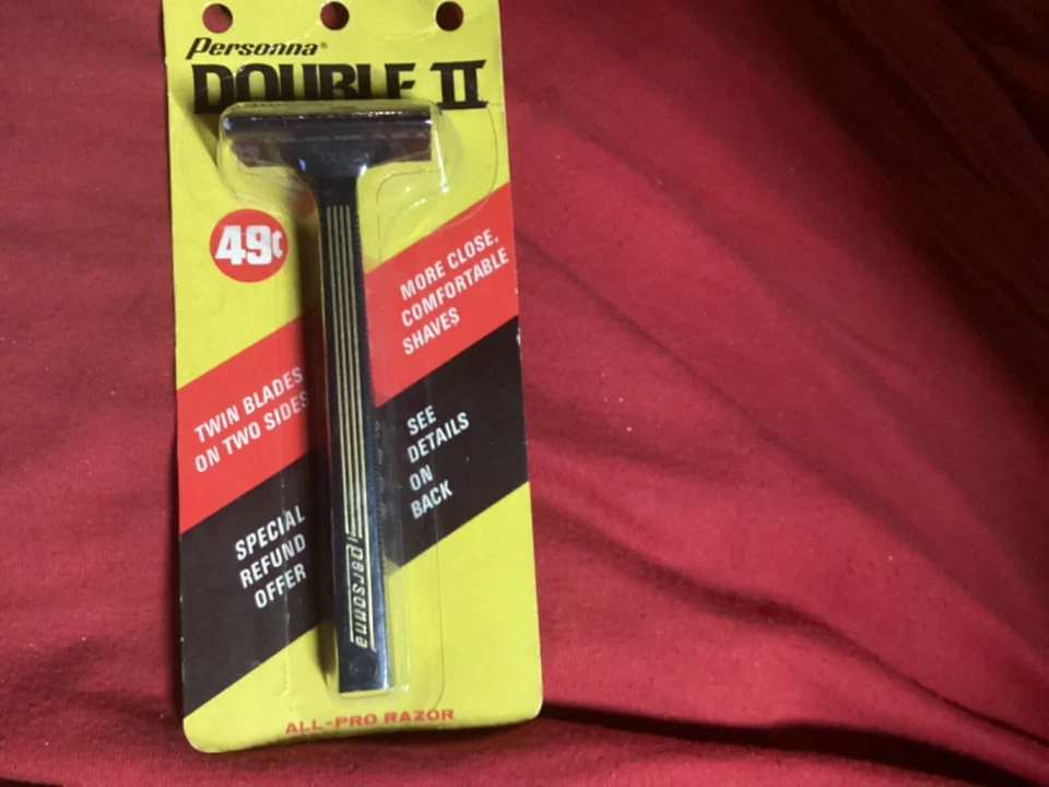 Navaja All-Pro Personna Double II, Doble Borde Doble Hoja - En Paquete Foto 2 de 2