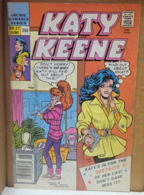 Katy Keene #21 F Paper Dolls 1987 Archie Comics NM Bronze Age Pin-Up Fashion