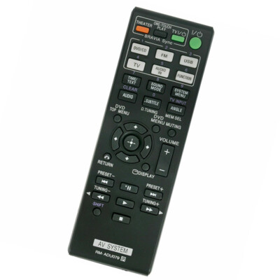Remote Control For SONY RM-ADU079 HBD-TZ135 HBD-TZ530 Audio Video Receiver