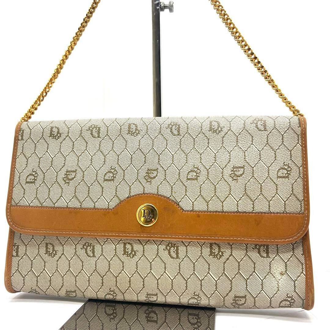 Sac bandoulière DIOR nid d'abeille PVC cuir [bon état]