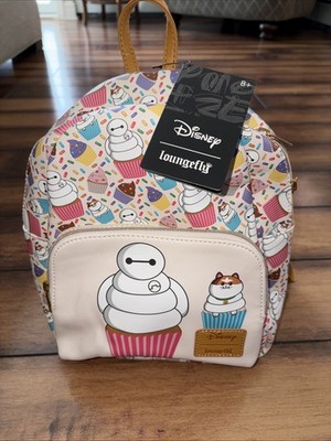 Loungefly Disney Big Hero 6 Baymax Cupcake  Backpack NEW WITH TAGS