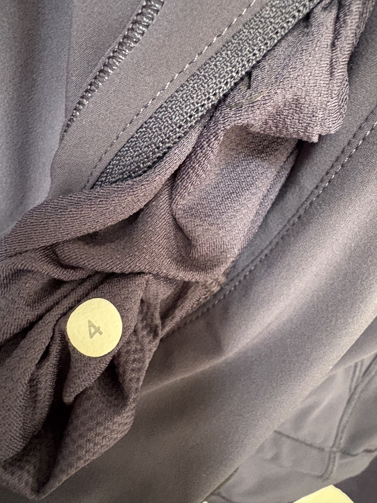 LULULEMON RARE Hoodie Womens 1/2 Zip Pullover size 4 navy blue Jacket #001 image 2