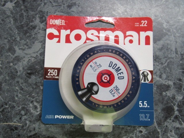 Crosman  .22-Caliber 13.7-Grain Domed Pellet (Tin of 250 Counts)